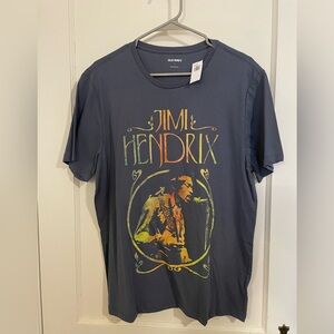 Old Navy Jimi Hendrix Graphic Tee - Dark Gray